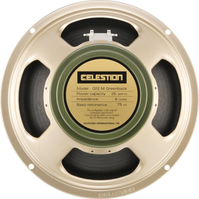 Celestion T1221 Classic Series G12M Greenback Guitar Speaker 12 Inch 25W Speaker 16OHM (28/G12M - GREENBACK - 16) - Gsus4