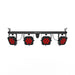 Chauvet DJ 4Bar Hex ILS Wash Lighting Set (4BARHEX-ILS) - Gsus4