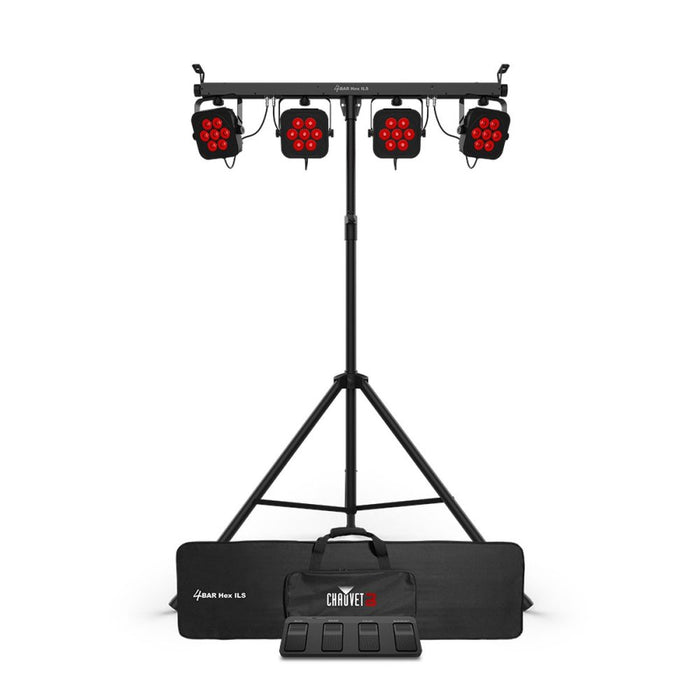Chauvet DJ 4Bar Hex ILS Wash Lighting Set (4BARHEX-ILS) - Gsus4