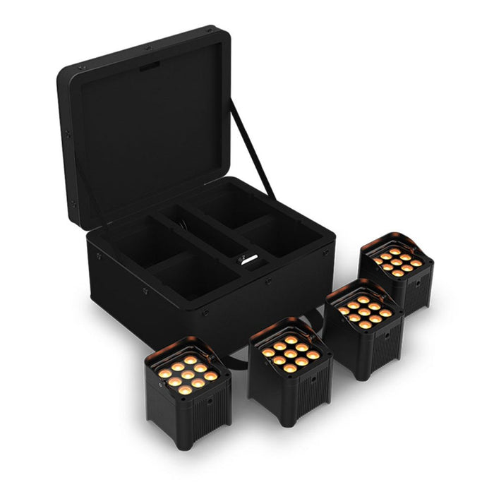 Chauvet DJ FreedomQ9 x4 LED Uplight Set (FREEDOMPARQ9X4) - Gsus4