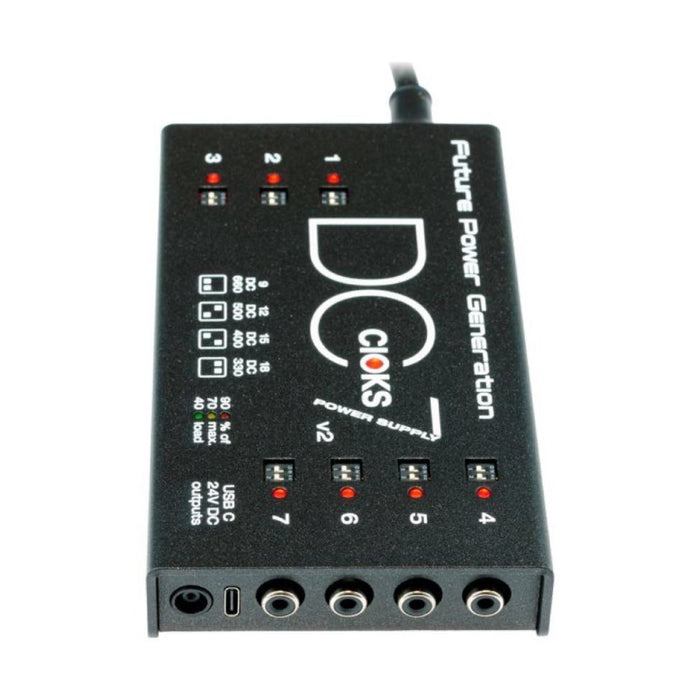 CIOKS DC7 V2 Universal Pedal Power Supply w/ 24V & USB-C Output PRE-ORDER (Ships Mid-July 2026) (CI-DC7-V2) - Gsus4