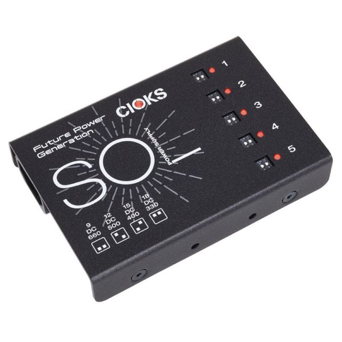 CIOKS | SOL | Universal Pedal Power Supply | High Current & Low Profile | 5x 660mA 9V Output | w/ Built - in IEC (CI - SOL) - Gsus4