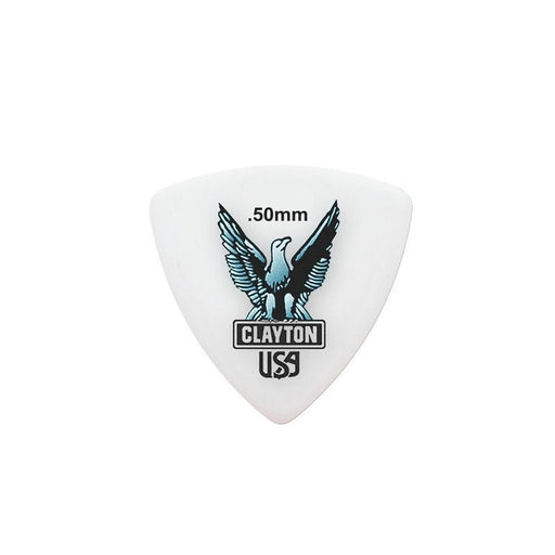 Clayton Acetal Eagle Rounded Triangle Guitar Picks (0.50mm) - 12pk (CLART50) - Gsus4
