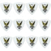 Clayton Acetal Eagle Rounded Triangle Guitar Picks (0.80mm) - 12pk (CLART80) - Gsus4