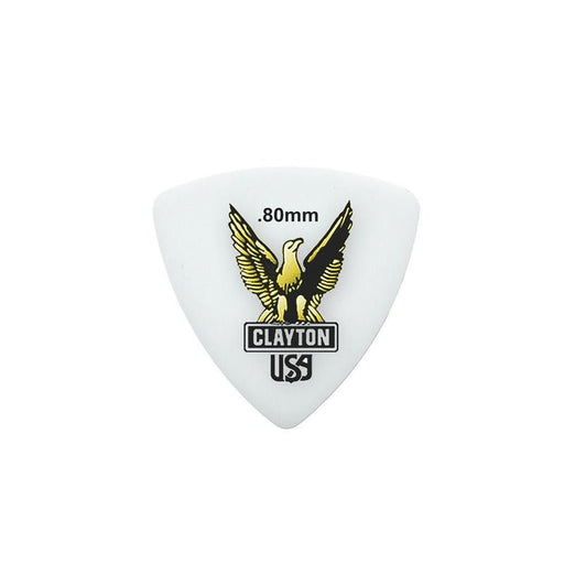 Clayton Acetal Eagle Rounded Triangle Guitar Picks (0.80mm) - 12pk (CLART80) - Gsus4