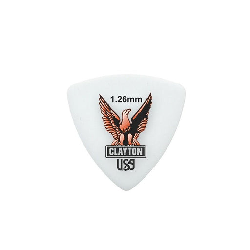 Clayton Acetal Eagle Rounded Triangle Guitar Picks (1.26mm) - 12pk (CLART126) - Gsus4
