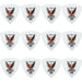 Clayton Acetal Eagle Rounded Triangle Guitar Picks (1.26mm) - 12pk (CLART126) - Gsus4