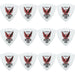 Clayton Acetal Eagle Rounded Triangle Guitar Picks (1.52mm) - 12pk (CLART152) - Gsus4