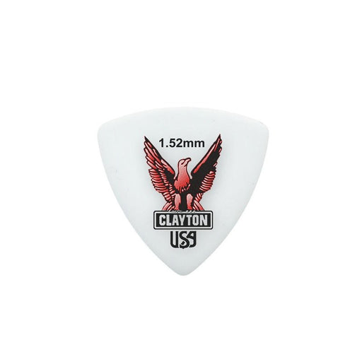 Clayton Acetal Eagle Rounded Triangle Guitar Picks (1.52mm) - 12pk (CLART152) - Gsus4