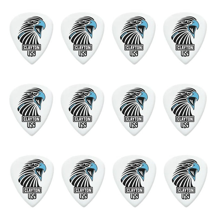 Clayton Acetal Eagle Sharp Standard Guitar Picks (0.50mm) - 12pk (CLASAS50) - Gsus4