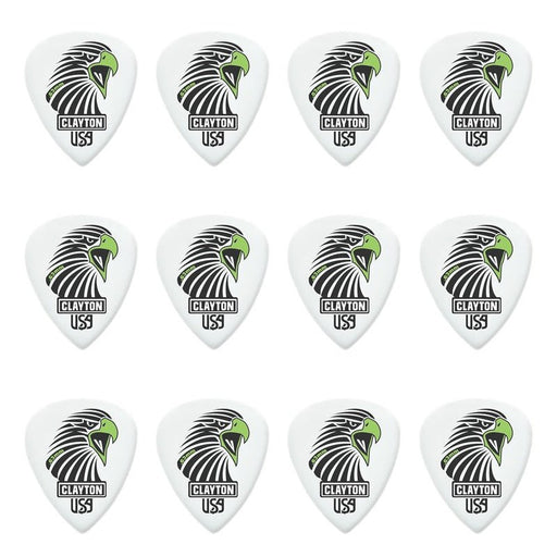 Clayton Acetal Eagle Sharp Standard Guitar Picks (0.63mm) - 12pk (CLASAS63) - Gsus4