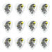 Clayton Acetal Eagle Sharp Standard Guitar Picks (0.80mm) - 12pk (CLASAS80) - Gsus4