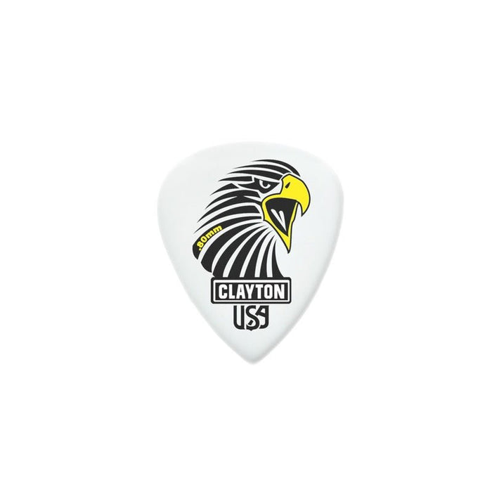 Clayton Acetal Eagle Sharp Standard Guitar Picks (0.80mm) - 12pk (CLASAS80) - Gsus4
