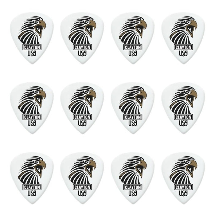 Clayton Acetal Eagle Sharp Standard Guitar Picks (1.00mm) - 12pk (CLASAS100) - Gsus4