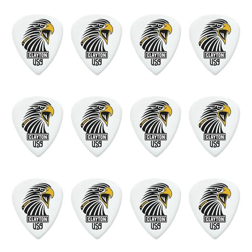 Clayton Acetal Eagle Sharp Standard Guitar Picks (1.26mm) - 12pk (CLASAS126) - Gsus4