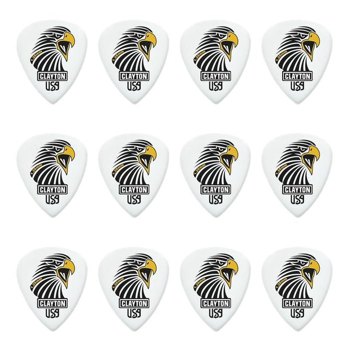 Clayton Acetal Eagle Sharp Standard Guitar Picks (1.26mm) - 12pk (CLASAS126) - Gsus4