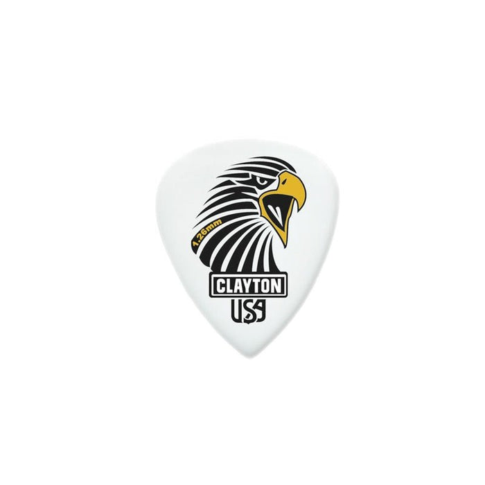 Clayton Acetal Eagle Sharp Standard Guitar Picks (1.26mm) - 12pk (CLASAS126) - Gsus4