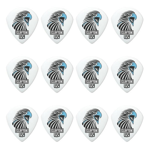 Clayton Acetal Eagle Sharp Teardrop Guitar Picks (0.50mm) - 12pk (CLASAST50) - Gsus4