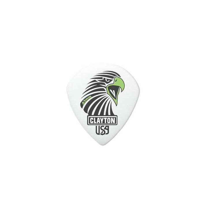 Clayton Acetal Eagle Sharp Teardrop Guitar Picks (0.63mm) - 12pk (CLASAST63) - Gsus4
