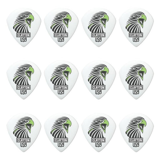 Clayton Acetal Eagle Sharp Teardrop Guitar Picks (0.63mm) - 12pk (CLASAST63) - Gsus4