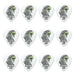 Clayton Acetal Eagle Sharp Teardrop Guitar Picks (0.63mm) - 12pk (CLASAST63) - Gsus4