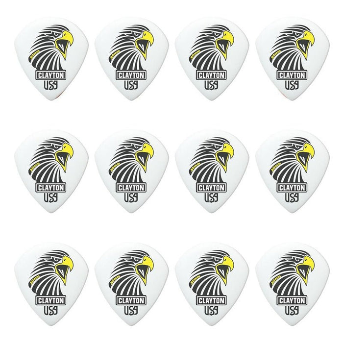 Clayton Acetal Eagle Sharp Teardrop Guitar Picks (0.80mm) - 12pk (CLASAST80) - Gsus4