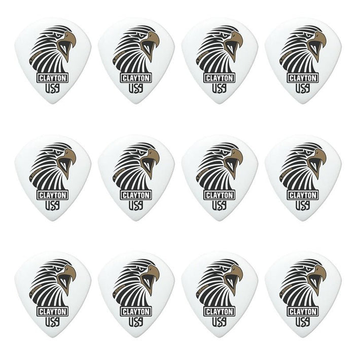 Clayton Acetal Eagle Sharp Teardrop Guitar Picks (1.00mm) - 12pk (CLASAST100) - Gsus4