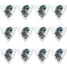 Clayton Acetal Eagle Sharp Triangle Guitar Picks (0.50mm) - 12pk (CLASART50) - Gsus4