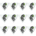 Clayton Acetal Eagle Sharp Triangle Guitar Picks (0.63mm) - 12pk (CLASART63) - Gsus4