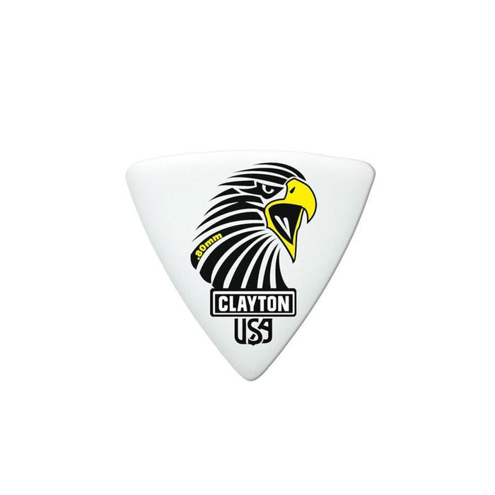 Clayton Acetal Eagle Sharp Triangle Guitar Picks (0.80mm) - 12pk (CLASART80) - Gsus4