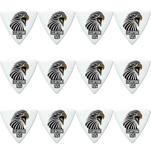 Clayton Acetal Eagle Sharp Triangle Guitar Picks (1.00mm) - 12pk (CLASART100) - Gsus4