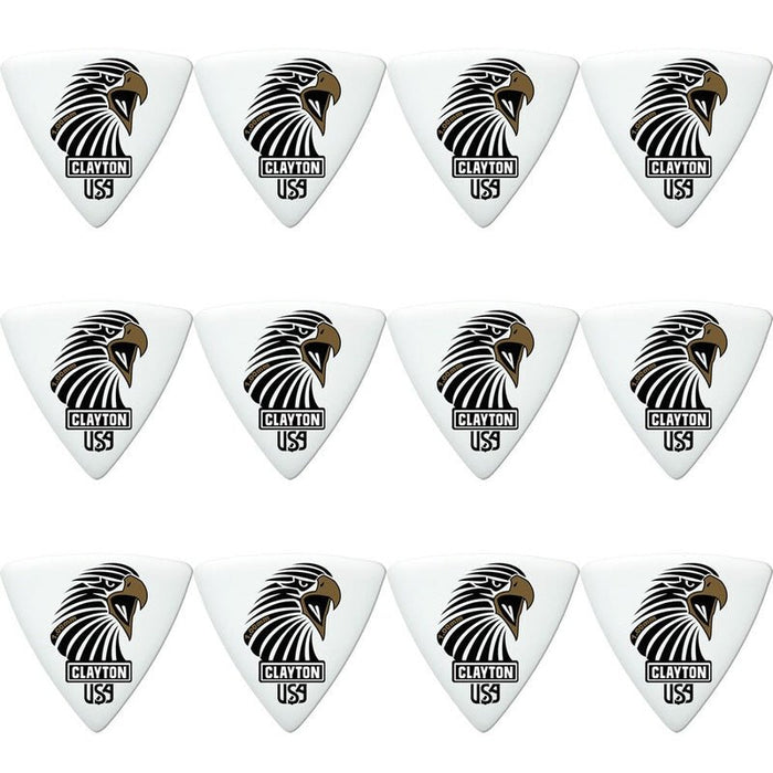 Clayton Acetal Eagle Sharp Triangle Guitar Picks (1.00mm) - 12pk (CLASART100) - Gsus4