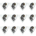 Clayton Acetal Eagle Sharp Triangle Guitar Picks (1.00mm) - 12pk (CLASART100) - Gsus4