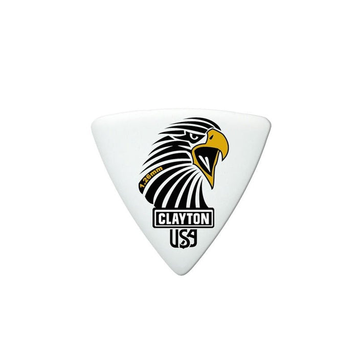 Clayton Acetal Eagle Sharp Triangle Guitar Picks (1.26mm) - 12pk (CLASART126) - Gsus4