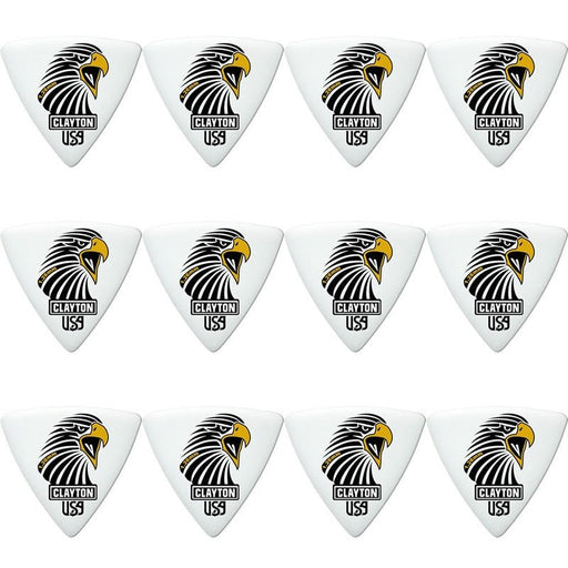 Clayton Acetal Eagle Sharp Triangle Guitar Picks (1.26mm) - 12pk (CLASART126) - Gsus4