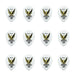 Clayton Acetal Eagle Small Teardrop Guitar Picks (0.80mm) - 12pk (CLAST80) - Gsus4