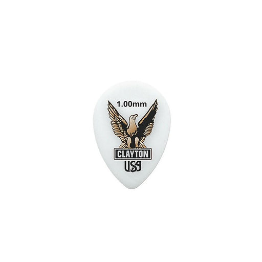 Clayton Acetal Eagle Small Teardrop Guitar Picks (1.00mm) - 12pk (CLAST100) - Gsus4