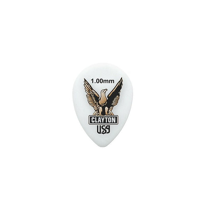 Clayton Acetal Eagle Small Teardrop Guitar Picks (1.00mm) - 12pk (CLAST100) - Gsus4