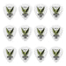 Clayton Acetal Eagle Standard Guitar Picks (0.63mm) - 12pk (CLAS63) - Gsus4