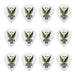 Clayton Acetal Eagle Standard Guitar Picks (0.80mm) - 12pk (CLAS80) - Gsus4