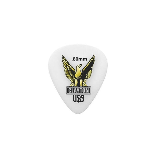 Clayton Acetal Eagle Standard Guitar Picks (0.80mm) - 12pk (CLAS80) - Gsus4