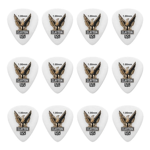 Clayton Acetal Eagle Standard Guitar Picks (1.00mm) - 12pk (CLAS100) - Gsus4