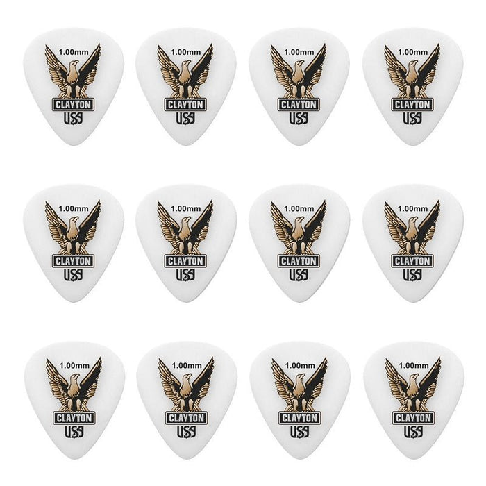 Clayton Acetal Eagle Standard Guitar Picks (1.00mm) - 12pk (CLAS100) - Gsus4