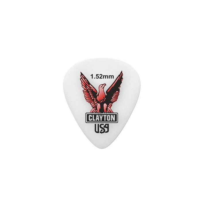 Clayton Acetal Eagle Standard Guitar Picks (1.52mm) - 12pk (CLAS152) - Gsus4