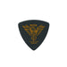 Clayton Black Raven Rounded Triangle Guitar Picks (0.63mm) - 12pk (CLABRT63) - Gsus4