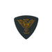 Clayton Black Raven Rounded Triangle Guitar Picks (1.00mm) - 12pk (CLABRT100) - Gsus4