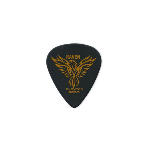 Clayton Black Raven Standard Guitar Picks (0.50mm) - 12pk (CLABS50) - Gsus4