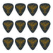 Clayton Black Raven Standard Guitar Picks (0.80mm) - 12pk (CLABS80) - Gsus4