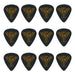 Clayton Black Raven Standard Guitar Picks (1.00mm) - 12pk (CLABS100) - Gsus4
