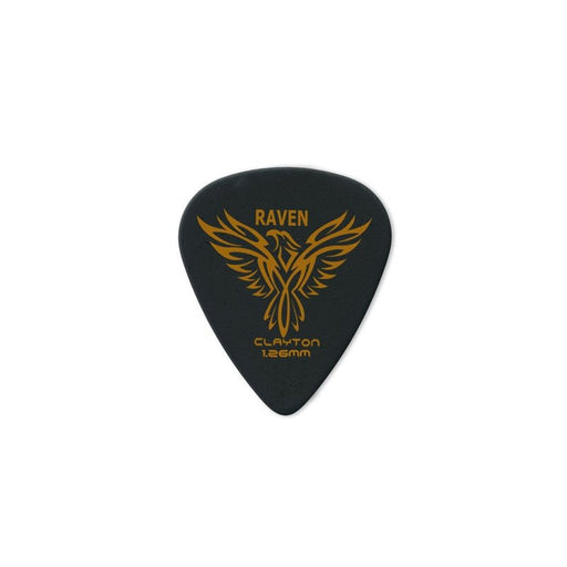 Clayton Black Raven Standard Guitar Picks (1.26mm) - 12pk (CLABS126) - Gsus4